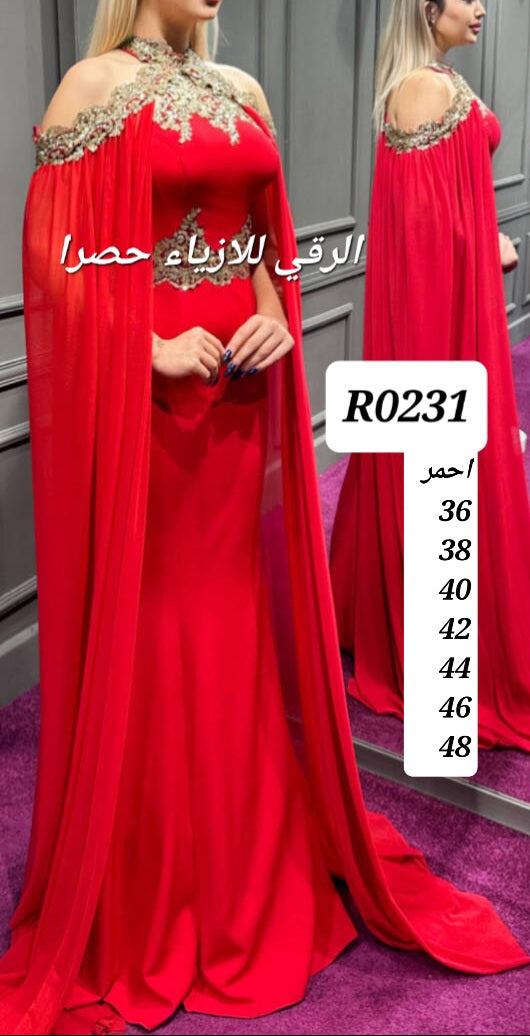 فستان سهرة ثقيل من قطعتين R0231