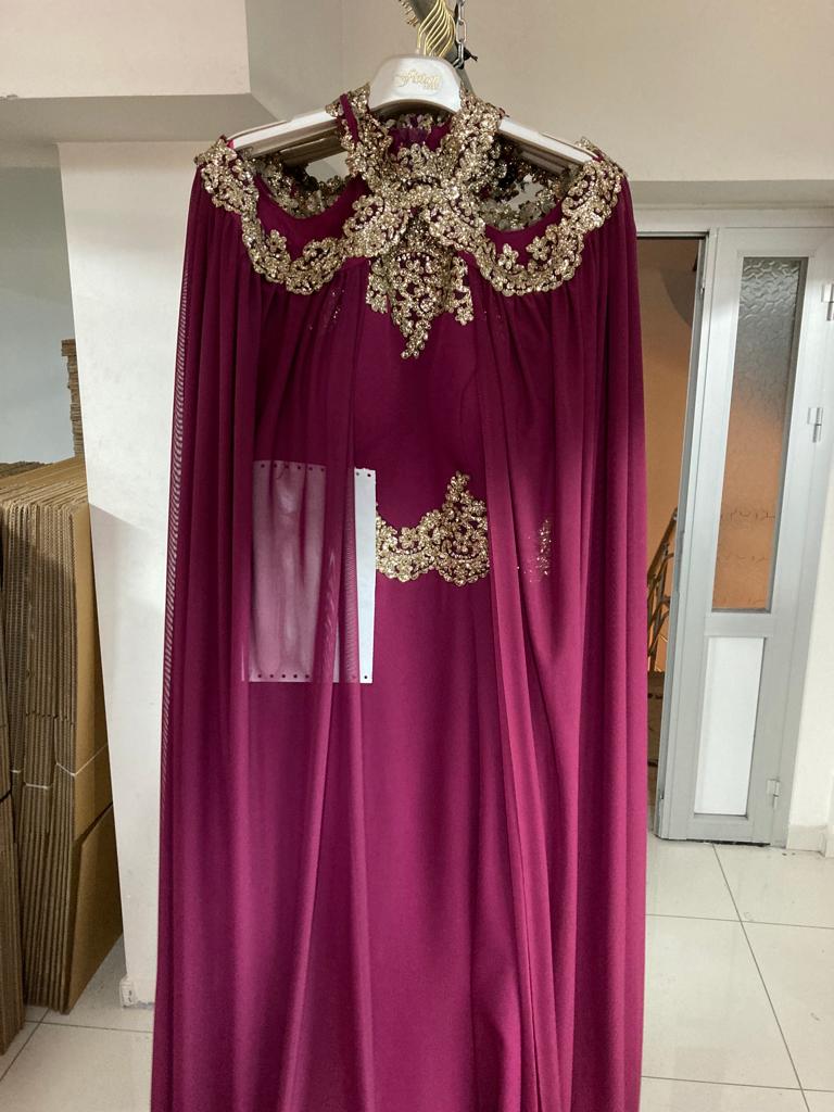 فستان سهرة ثقيل من قطعتين R0231