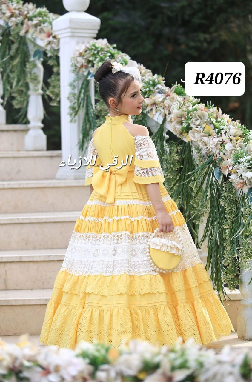 فستان بناتي R4076