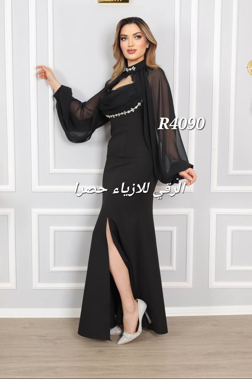 فستان مع قطعتين R4090
