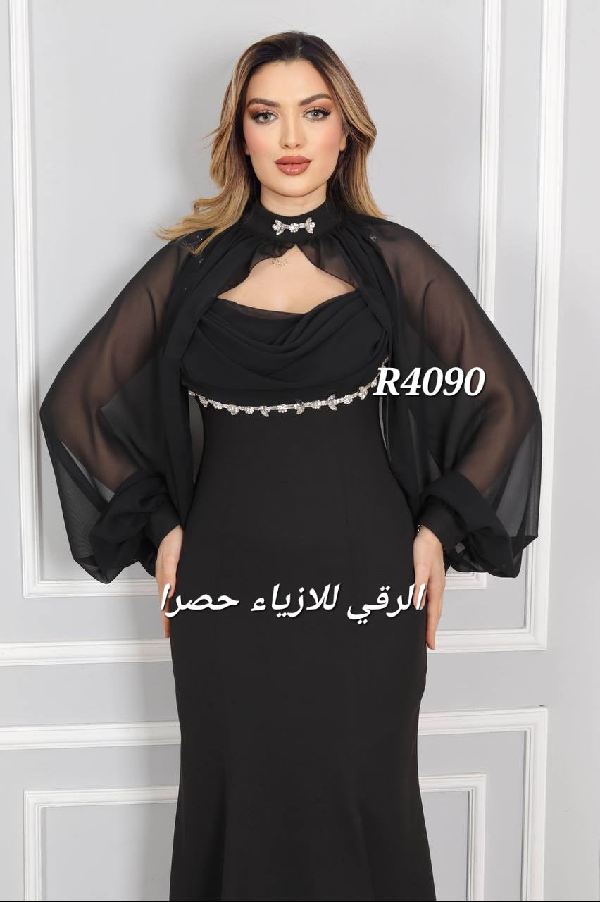 فستان مع قطعتين R4090