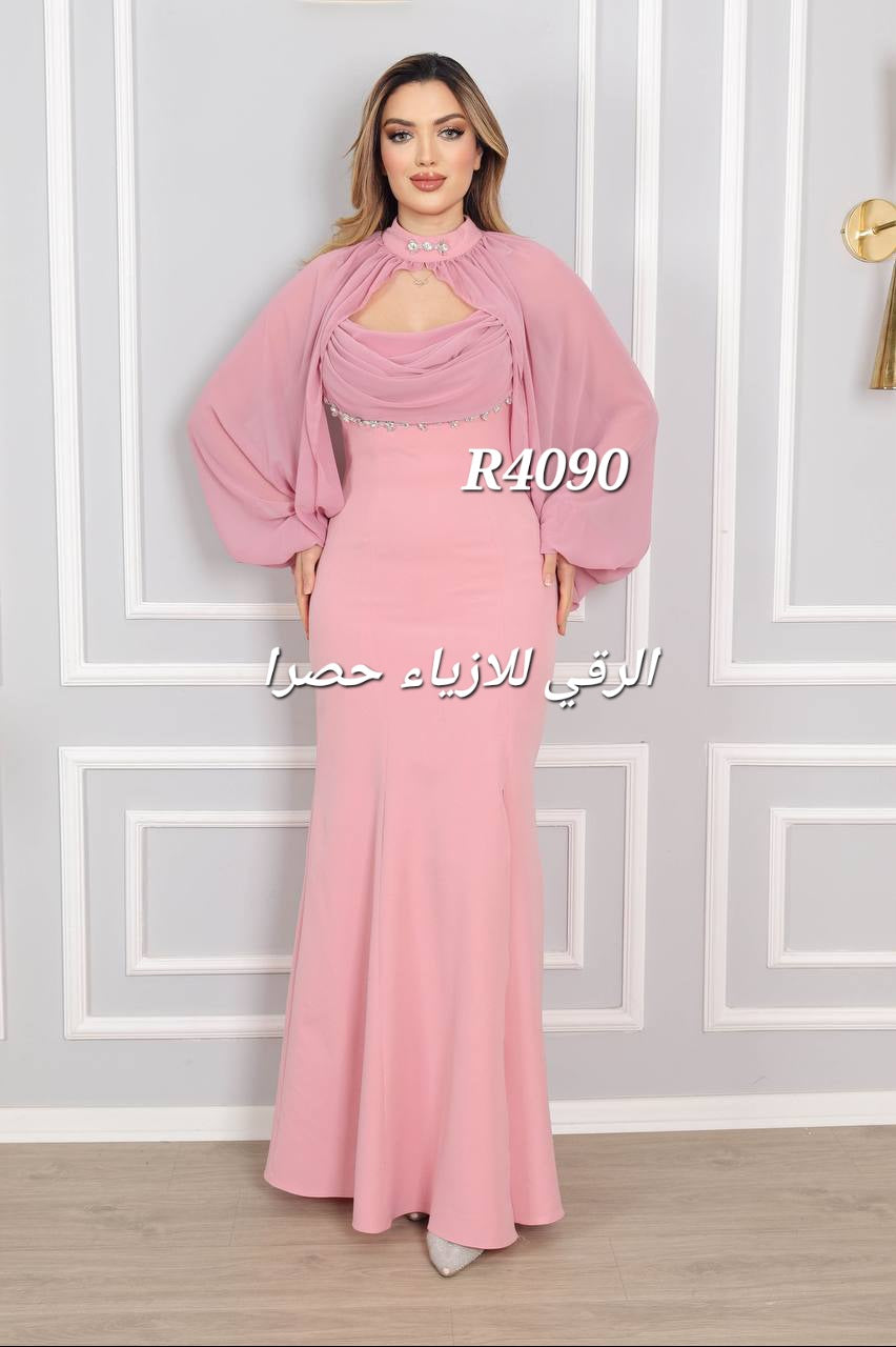فستان مع قطعتين R4090