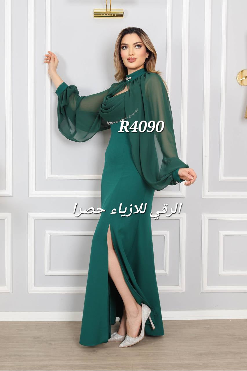 فستان مع قطعتين R4090