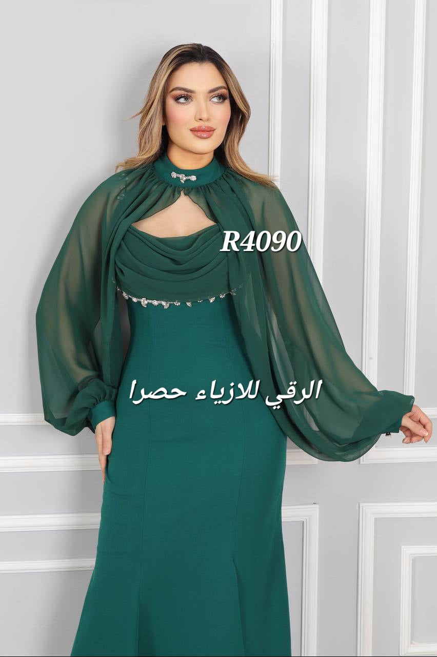 فستان مع قطعتين R4090