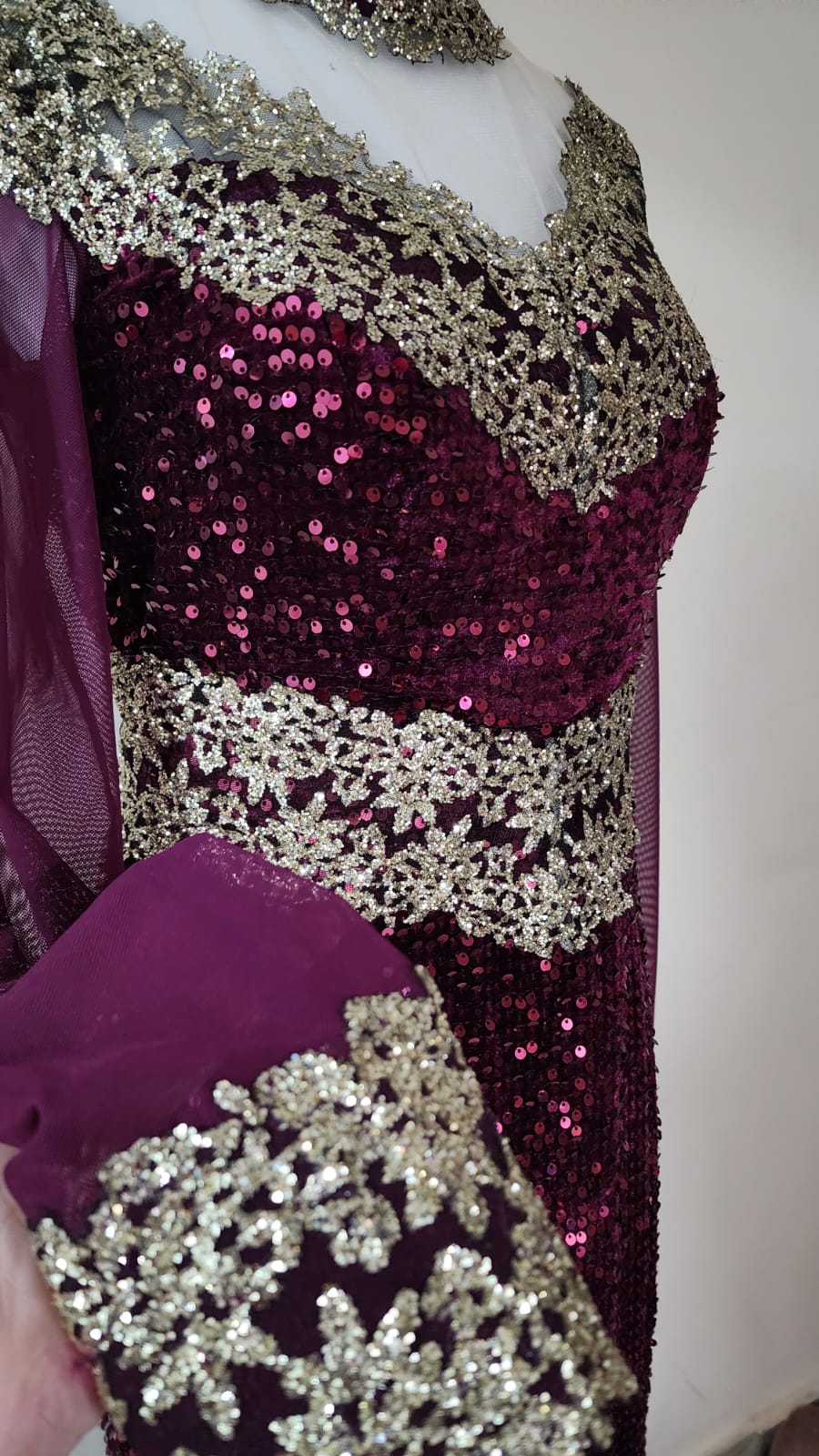 فستان قصة سمكة حلو عاللبس R0240