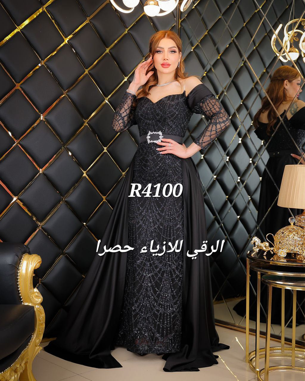 فستان سهرة  ستان R4100