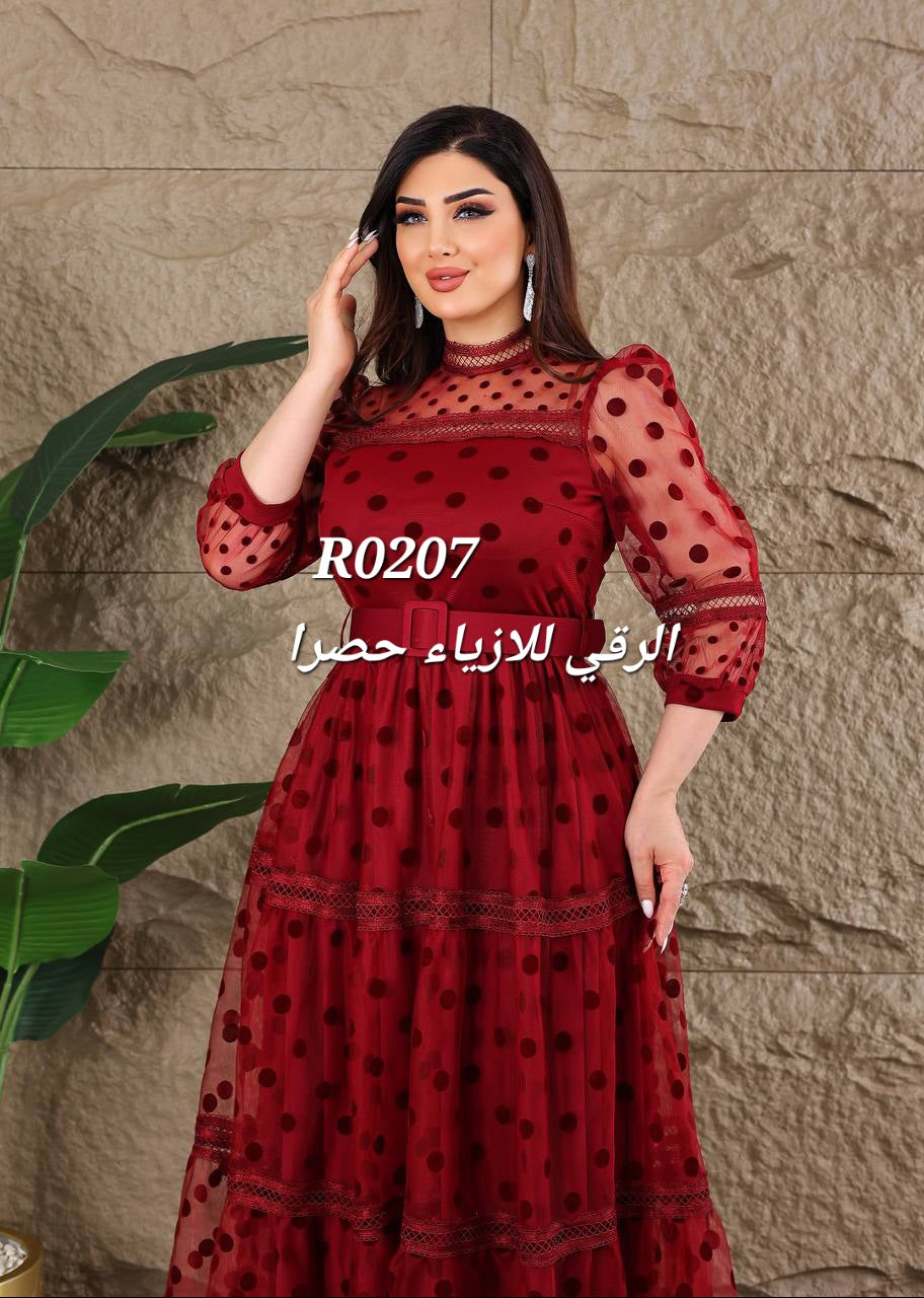 فستان سهرة قصير R0207