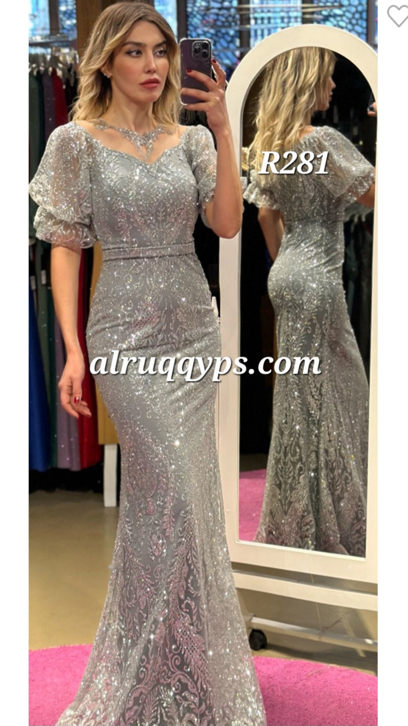 فستان ستريت محدد الخصر يوجد الوان R0281