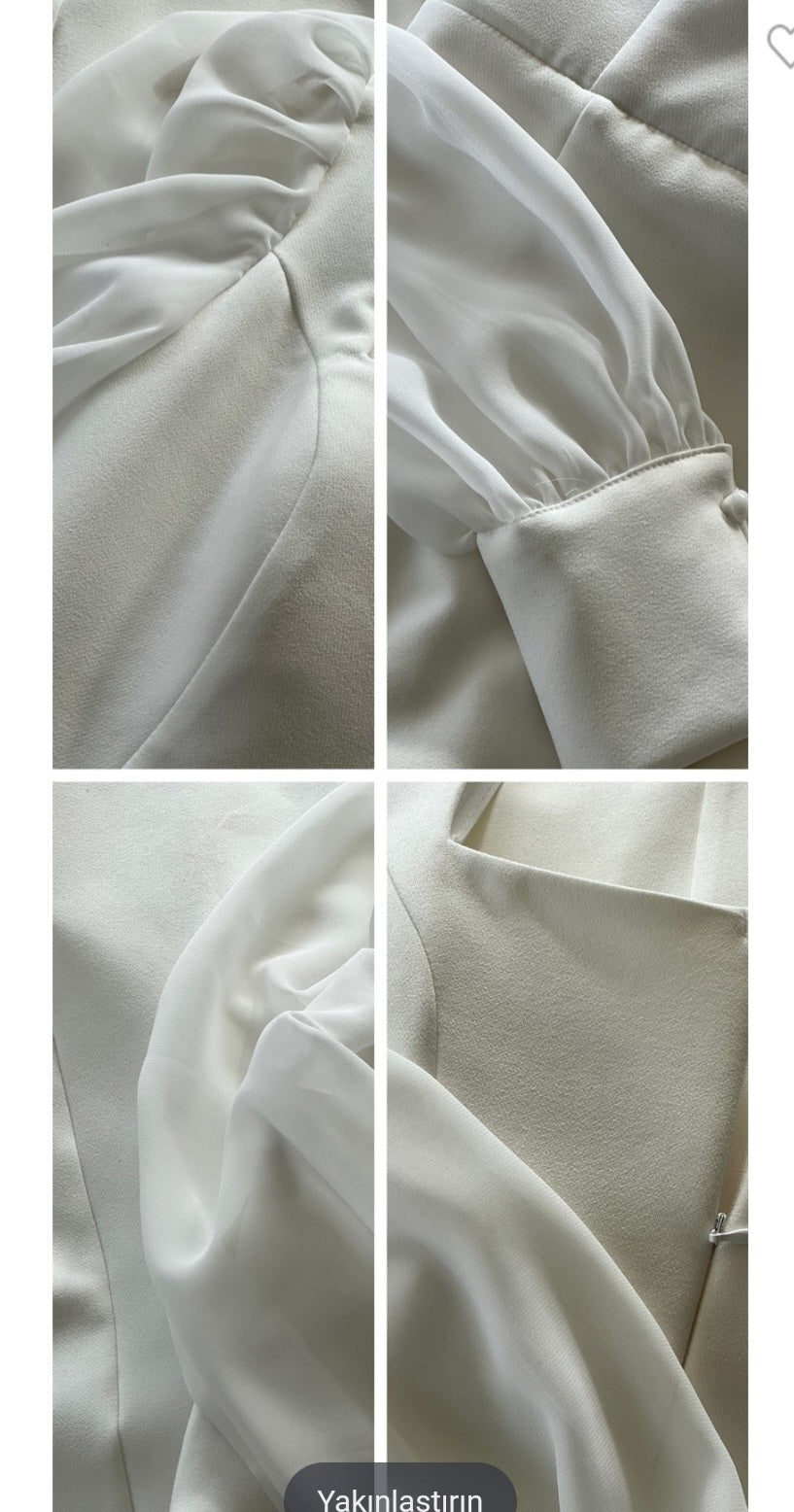 فستان قصة سمكة مميز R0289