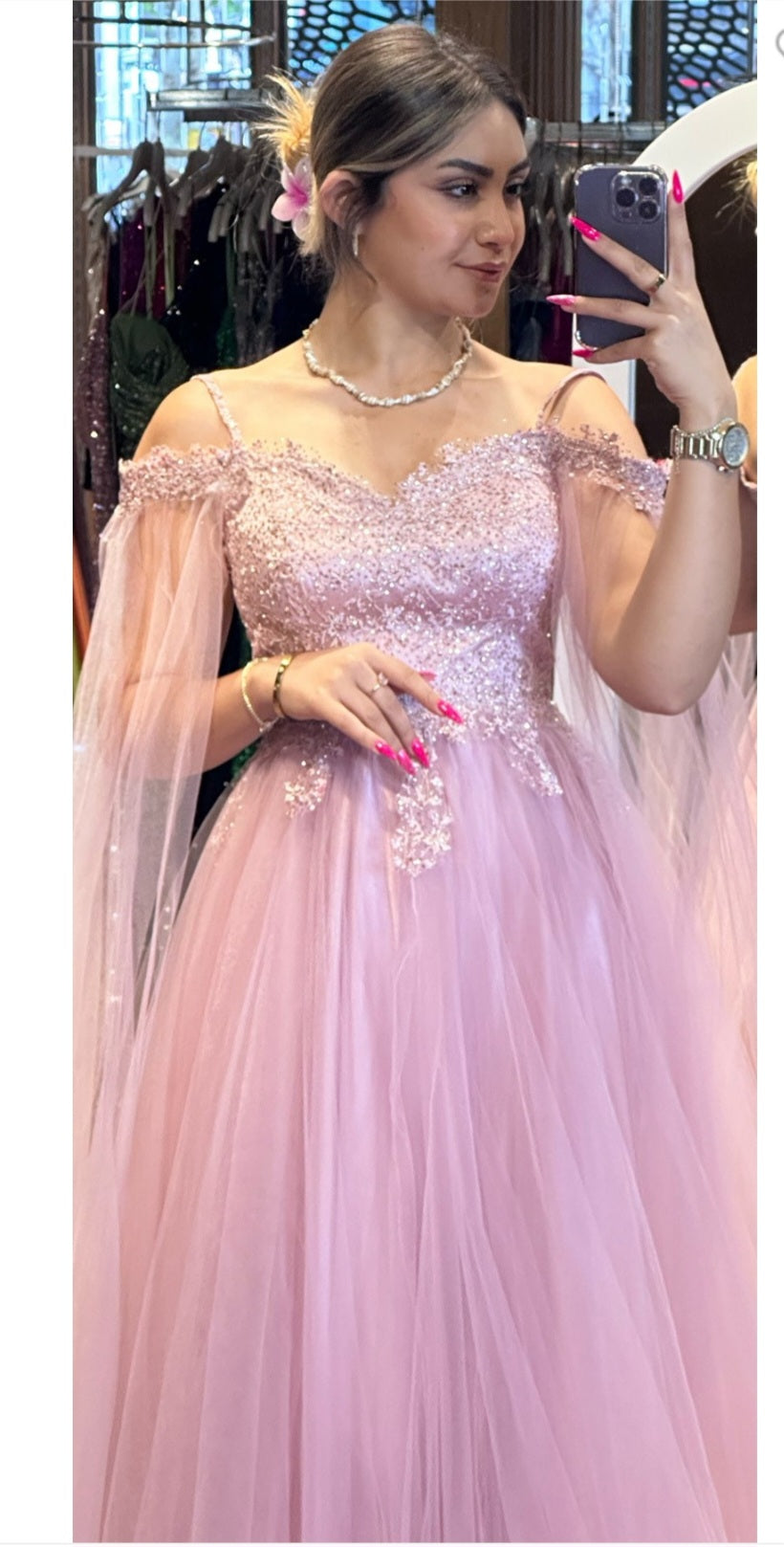 فستان سهرة تل R0261