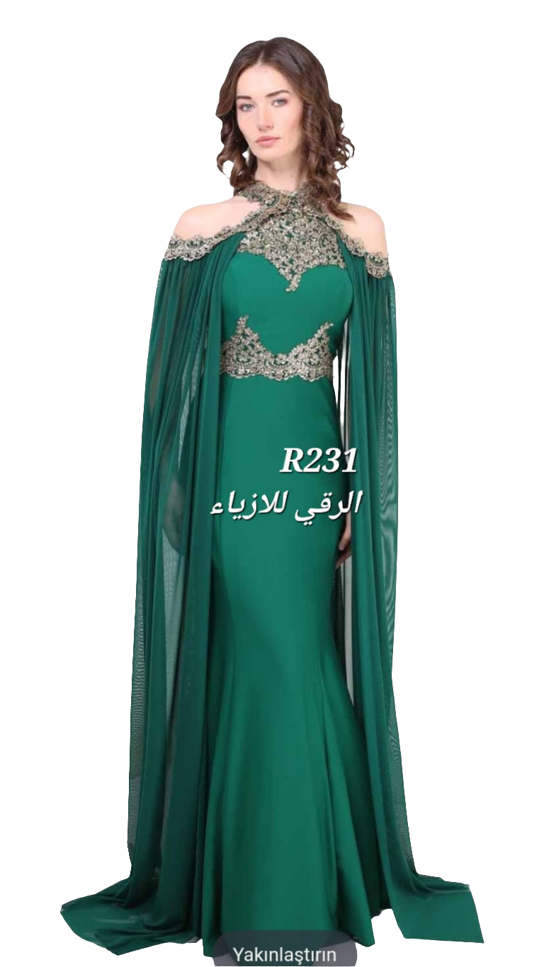فستان سهرة ثقيل من قطعتين R0231