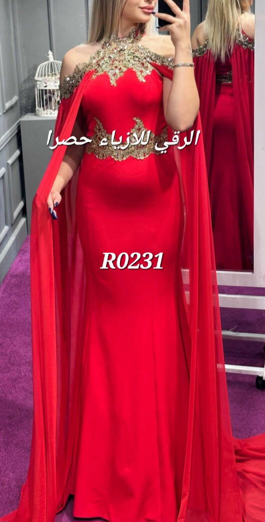 فستان سهرة ثقيل من قطعتين R0231