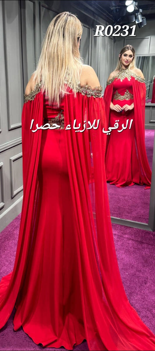 فستان سهرة ثقيل من قطعتين R0231